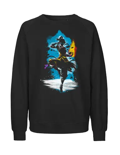 I am the avatar! Deal with it! - the legend of Korra, avatar Korra, cartoon, anime, water tribe, water bender, television, TV, anime - Fairtrade Sweatshirt