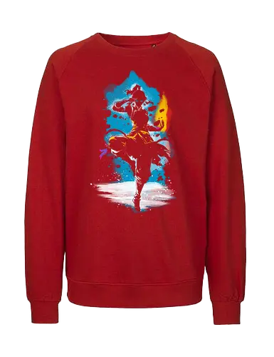 I am the avatar! Deal with it! - the legend of Korra, avatar Korra, cartoon, anime, water tribe, water bender, television, TV, anime - Fairtrade Sweatshirt