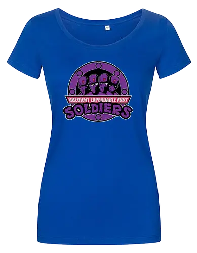 Entbehrliche Lila Ninja Soldaten Lustig Clan Emblem Vintage Geek