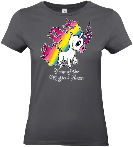Year of the Magical Horse - Year of the Magical Horse, Unicorn, Magical - Standard T-Shirt (Frauen)