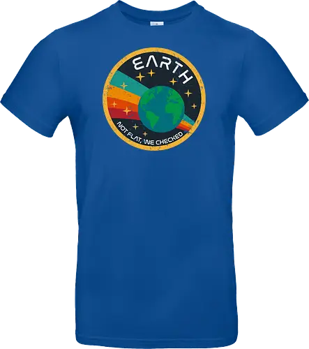 Not flat vintage - pluto, solar system, moon, planets, sun, retro, vintage, funny, earth - Standard T-Shirt
