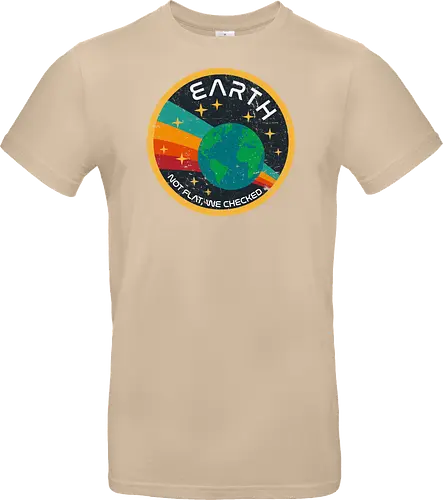 Not flat vintage - pluto, solar system, moon, planets, sun, retro, vintage, funny, earth - Standard T-Shirt