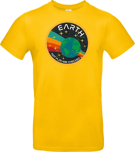 Not flat vintage - pluto, solar system, moon, planets, sun, retro, vintage, funny, earth - Standard T-Shirt