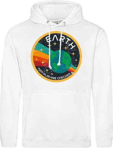 Not flat vintage - pluto, solar system, moon, planets, sun, retro, vintage, funny, earth - Standard Hoodie