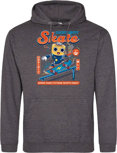 SERVBOT Skate - anime, manga, kawaii, japan, otaku, geek, nerd, retro, gaming, popculture, japanstyle, vaporwave, streetwear, gamer, cosplay - Standard Hoodie
