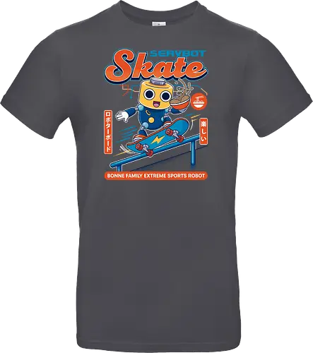 SERVBOT Skate - anime, manga, kawaii, japan, otaku, geek, nerd, retro, gaming, popculture, japanstyle, vaporwave, streetwear, gamer, cosplay - Standard T-Shirt