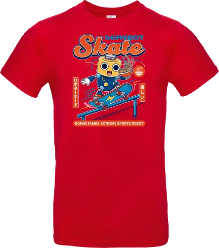 SERVBOT Skate - anime, manga, kawaii, japan, otaku, geek, nerd, retro, gaming, popculture, japanstyle, vaporwave, streetwear, gamer, cosplay - Standard T-Shirt