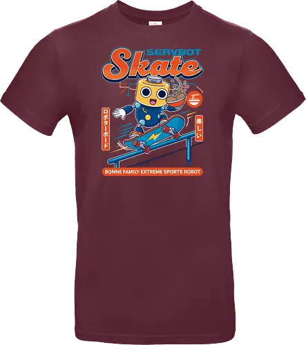 SERVBOT Skate - anime, manga, kawaii, japan, otaku, geek, nerd, retro, gaming, popculture, japanstyle, vaporwave, streetwear, gamer, cosplay - Standard T-Shirt
