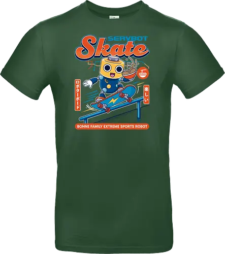SERVBOT Skate - anime, manga, kawaii, japan, otaku, geek, nerd, retro, gaming, popculture, japanstyle, vaporwave, streetwear, gamer, cosplay - Standard T-Shirt