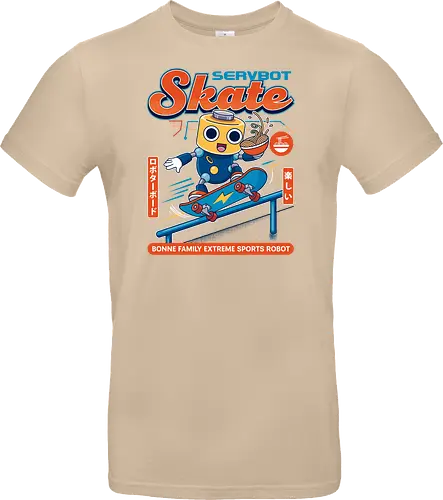 SERVBOT Skate - anime, manga, kawaii, japan, otaku, geek, nerd, retro, gaming, popculture, japanstyle, vaporwave, streetwear, gamer, cosplay - Standard T-Shirt