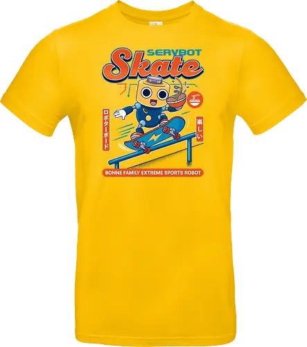 SERVBOT Skate - anime, manga, kawaii, japan, otaku, geek, nerd, retro, gaming, popculture, japanstyle, vaporwave, streetwear, gamer, cosplay - Standard T-Shirt