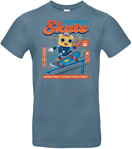 SERVBOT Skate - anime, manga, kawaii, japan, otaku, geek, nerd, retro, gaming, popculture, japanstyle, vaporwave, streetwear, gamer, cosplay - Standard T-Shirt