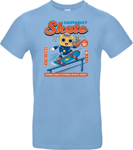 SERVBOT Skate - anime, manga, kawaii, japan, otaku, geek, nerd, retro, gaming, popculture, japanstyle, vaporwave, streetwear, gamer, cosplay - Standard T-Shirt