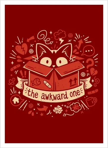 The Awkward One - Introverted Cat