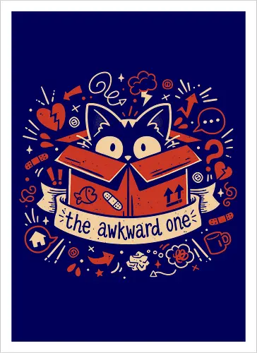 The Awkward One - Introverted Cat