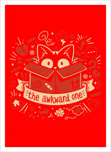 The Awkward One - Introverted Cat
