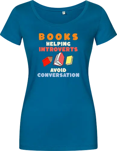 Bücher Helfen Introvertierten Gespräche Zu Vermeiden – Lustiges Lese Humor Design