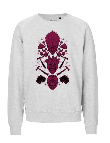 the wizard gang  - wizard, witch, magician, mushroom, fungi, dorohedoro, anime, manga, streetwear - Fairtrade Sweatshirt
