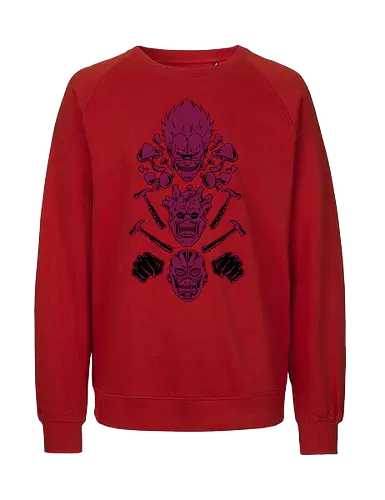 the wizard gang  - wizard, witch, magician, mushroom, fungi, dorohedoro, anime, manga, streetwear - Fairtrade Sweatshirt