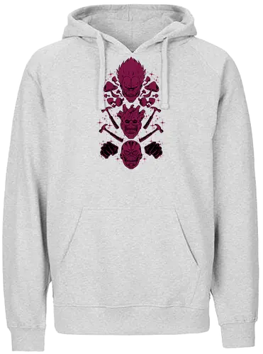 the wizard gang  - wizard, witch, magician, mushroom, fungi, dorohedoro, anime, manga, streetwear - Fairtrade Hoodie