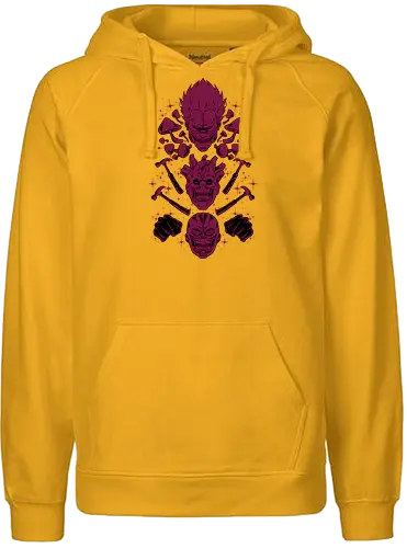 the wizard gang  - wizard, witch, magician, mushroom, fungi, dorohedoro, anime, manga, streetwear - Fairtrade Hoodie