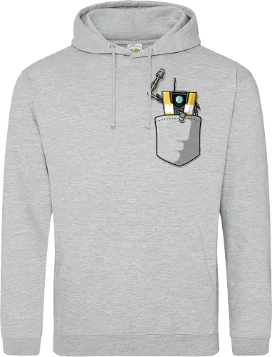 Gelber Roboter Tasche Süß Spiel Begleiter Pocket