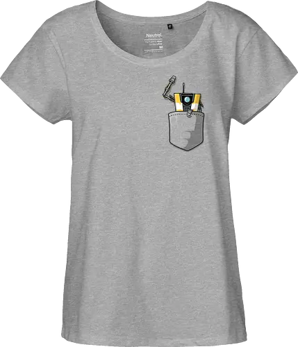 Gelber Roboter Tasche Süß Spiel Begleiter Pocket