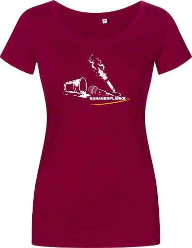 Bananenflanke Stadionshirt - Motiv weiß