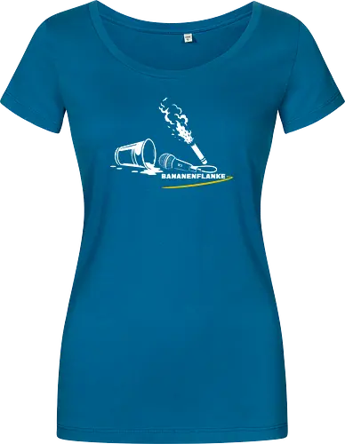 Bananenflanke Stadionshirt - Motiv weiß