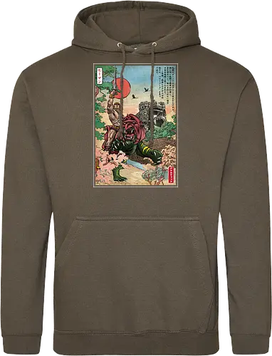 Prince of Eternia in Japan  - retro, battle cat, japanese art, fantasy movies, he, man, masters, universe - Standard Hoodie