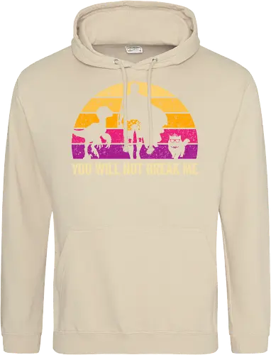 You will not break me vintage - dungeon crawler carl, cat, novel, books, retro, vintage, princess donut, fantasy - Standard Hoodie