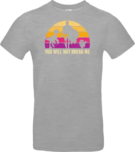 You will not break me vintage - dungeon crawler carl, cat, novel, books, retro, vintage, princess donut, fantasy - Standard T-Shirt