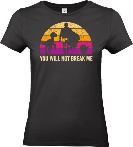 You will not break me vintage - dungeon crawler carl, cat, novel, books, retro, vintage, princess donut, fantasy - Standard T-Shirt (Frauen)