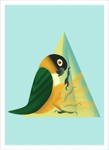 Stampfender Caique