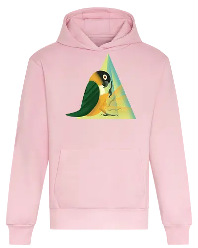 Stampfender Caique - Papagei, Parrot, Animal Humor, Tiere und Humor, Birb, Papageienfan, Caique, Grünzügelpapagei - Heavyweight Hoodie