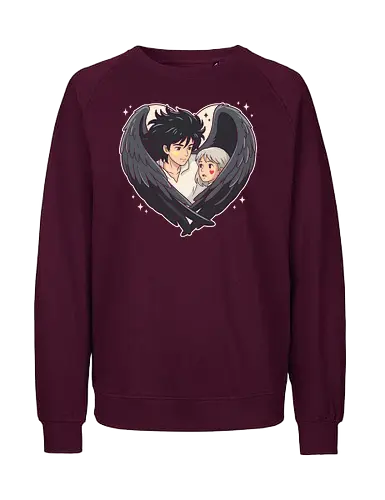 Winged Romance: The Wizard's Heart - Fairtrade Sweatshirt