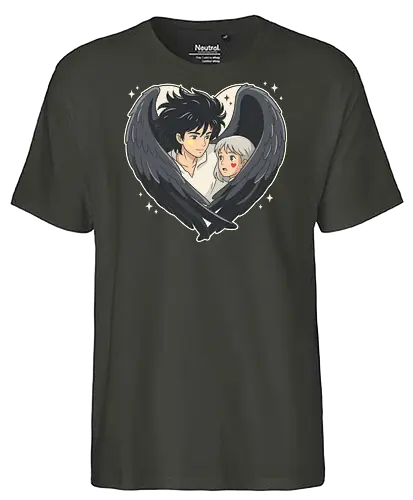 Winged Romance: The Wizard's Heart - Fairtrade T-Shirt