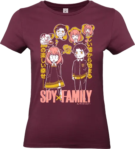 Anya And Damian Academy - anya damian, anya forger, damian desmond, spy x family, eden academy, anime duo, manga art, cute anime - Standard T-Shirt (Frauen)