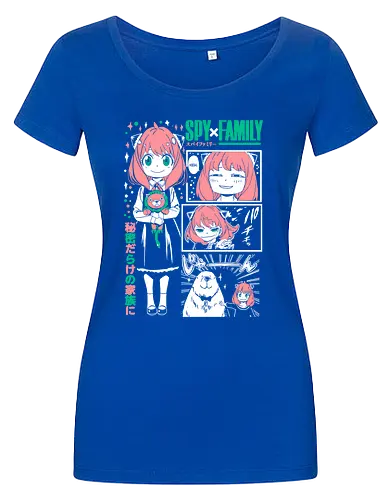 Anya Cute Portrait - anime portrait, kawaii anime, manga character, anime artwork, cute design, telepath girl, anya, forger - Damen T-Shirt