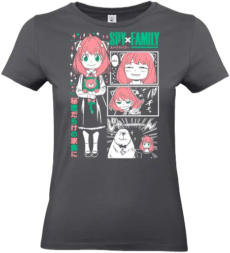 Anya Cute Portrait - anime portrait, kawaii anime, manga character, anime artwork, cute design, telepath girl, anya, forger - Standard T-Shirt (Frauen)