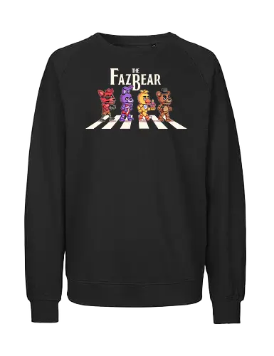 The Fazbear - fnaf, Five Nights at Freddys, Freddy, animatronic, chica, games, horror, movie, cute, abbey road, foxy - Fairtrade Sweatshirt