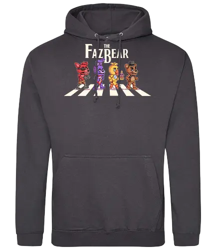 The Fazbear - fnaf, Five Nights at Freddys, Freddy, animatronic, chica, games, horror, movie, cute, abbey road, foxy - Standard Hoodie