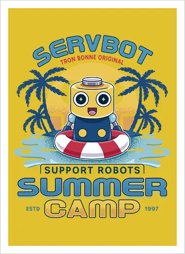 Servbot Summer Camp Vintage