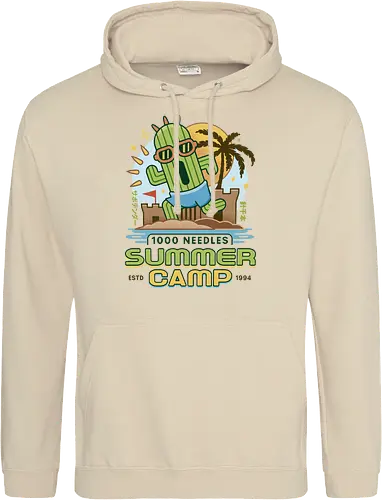 Cactus Summer Camp Vintage - cactilio, Kupo, summer, summer camp, video game, gaming, gamer, final, Kweh, tonberry, tomberi, fantasy - Standard Hoodie