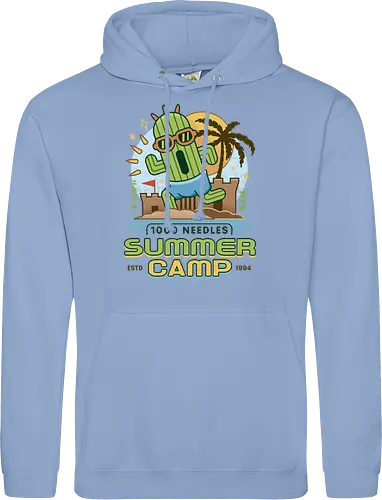 Cactus Summer Camp Vintage - cactilio, Kupo, summer, summer camp, video game, gaming, gamer, final, Kweh, tonberry, tomberi, fantasy - Standard Hoodie