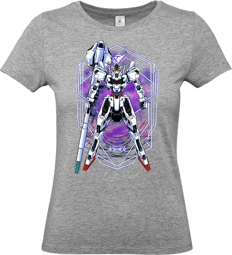 white magician  - anime, manga, gundam, calibarn, battlespace, battlerobot, gundamcardgame, witch, mobilesuit, gunpla - Standard T-Shirt (Frauen)
