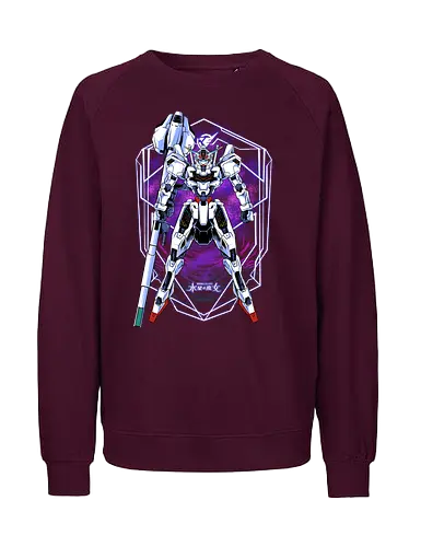 white magician  - anime, manga, gundam, calibarn, battlespace, battlerobot, gundamcardgame, witch, mobilesuit, gunpla - Fairtrade Sweatshirt