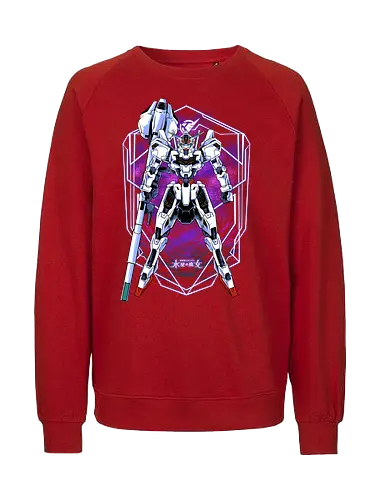 white magician  - anime, manga, gundam, calibarn, battlespace, battlerobot, gundamcardgame, witch, mobilesuit, gunpla - Fairtrade Sweatshirt