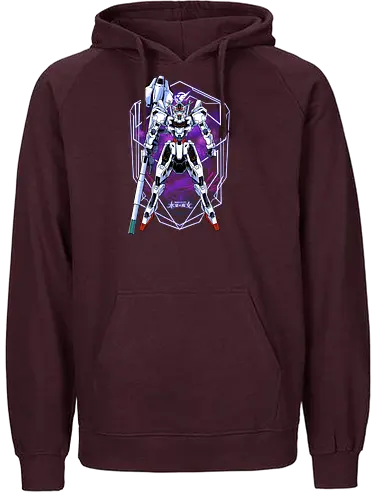 white magician  - anime, manga, gundam, calibarn, battlespace, battlerobot, gundamcardgame, witch, mobilesuit, gunpla - Fairtrade Hoodie