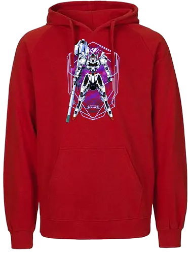 white magician  - anime, manga, gundam, calibarn, battlespace, battlerobot, gundamcardgame, witch, mobilesuit, gunpla - Fairtrade Hoodie